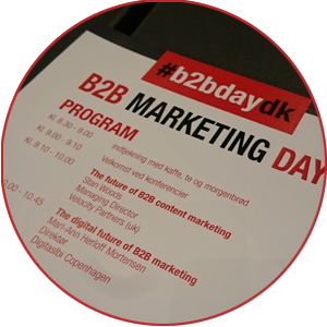 B2B Marketing Day 2016